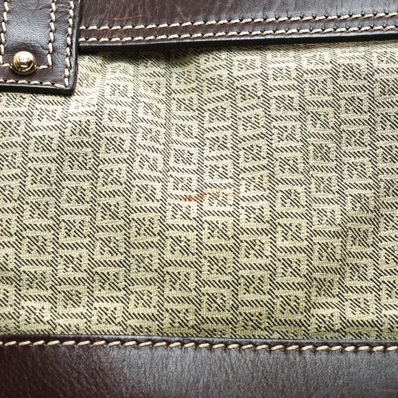 Auth Fendi Tote Bag Brown Canvas #19333F10 - Picture 10 of 11